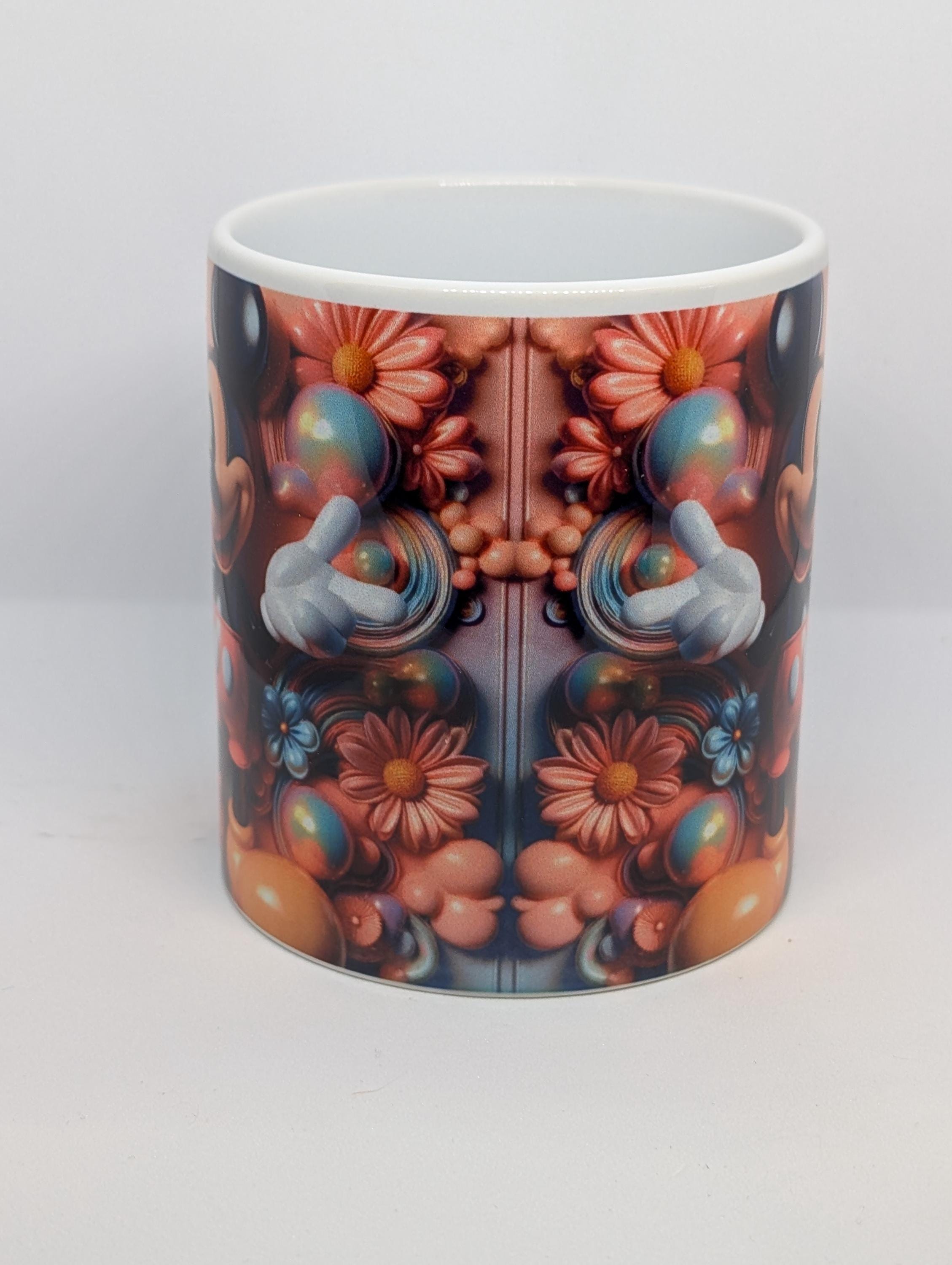 Classic Mouse Inspired 11oz Mug – Cartoon Style Coffee Cup