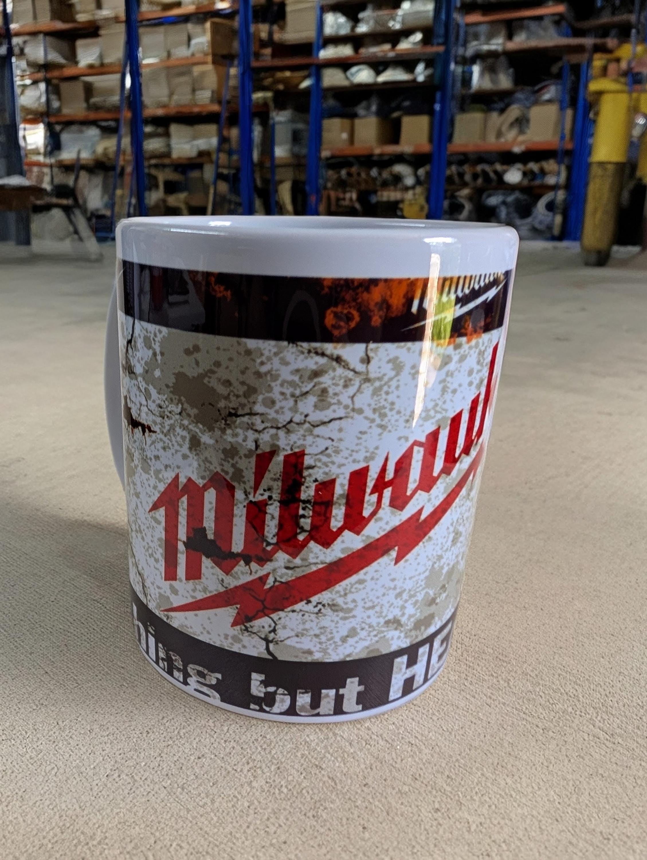 Red Tool-Style 11oz Mug – Milwaukee-Inspired Design