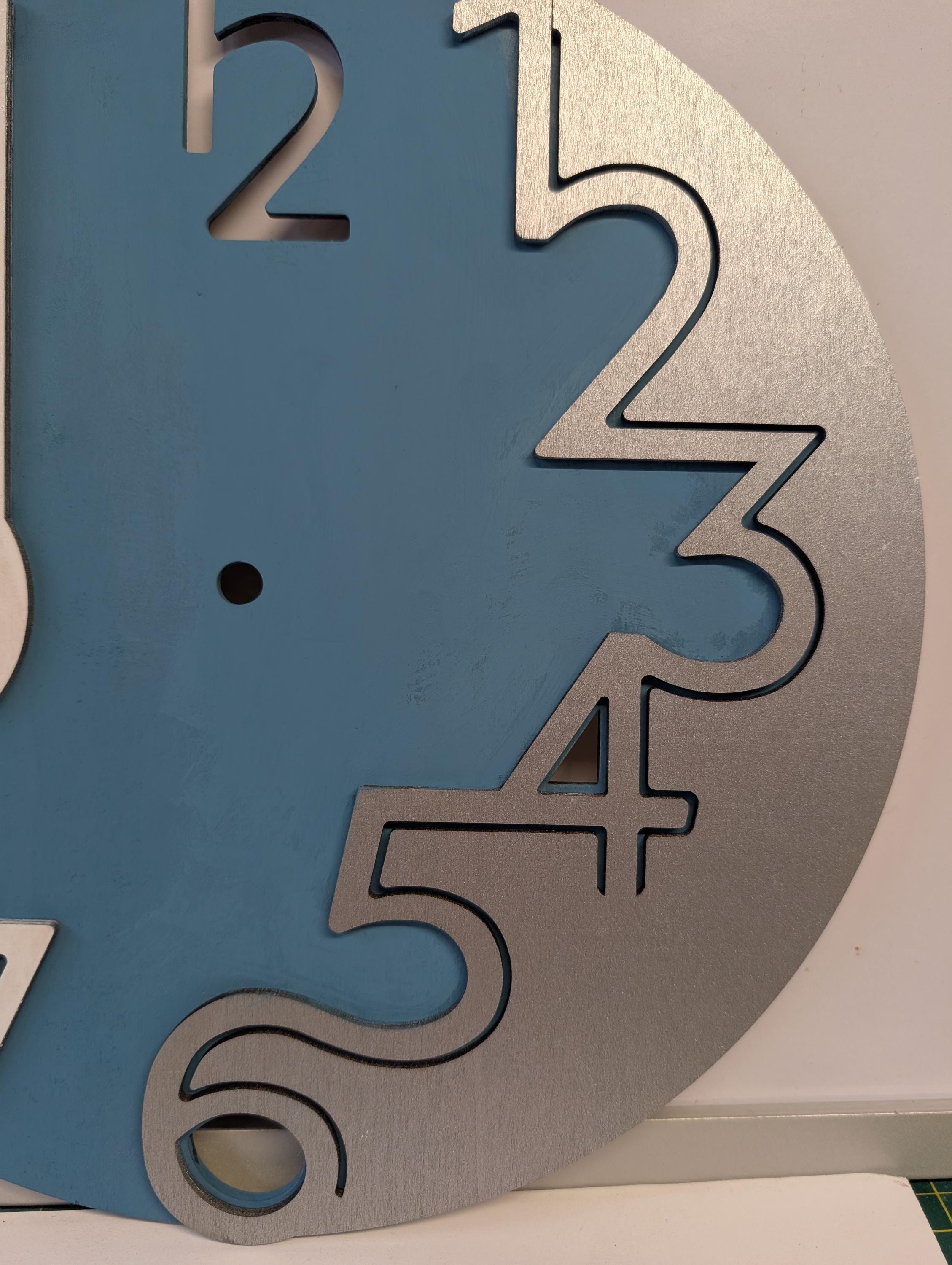 Laser Cut Wooden Wall Clock – Art Deco Home Decor