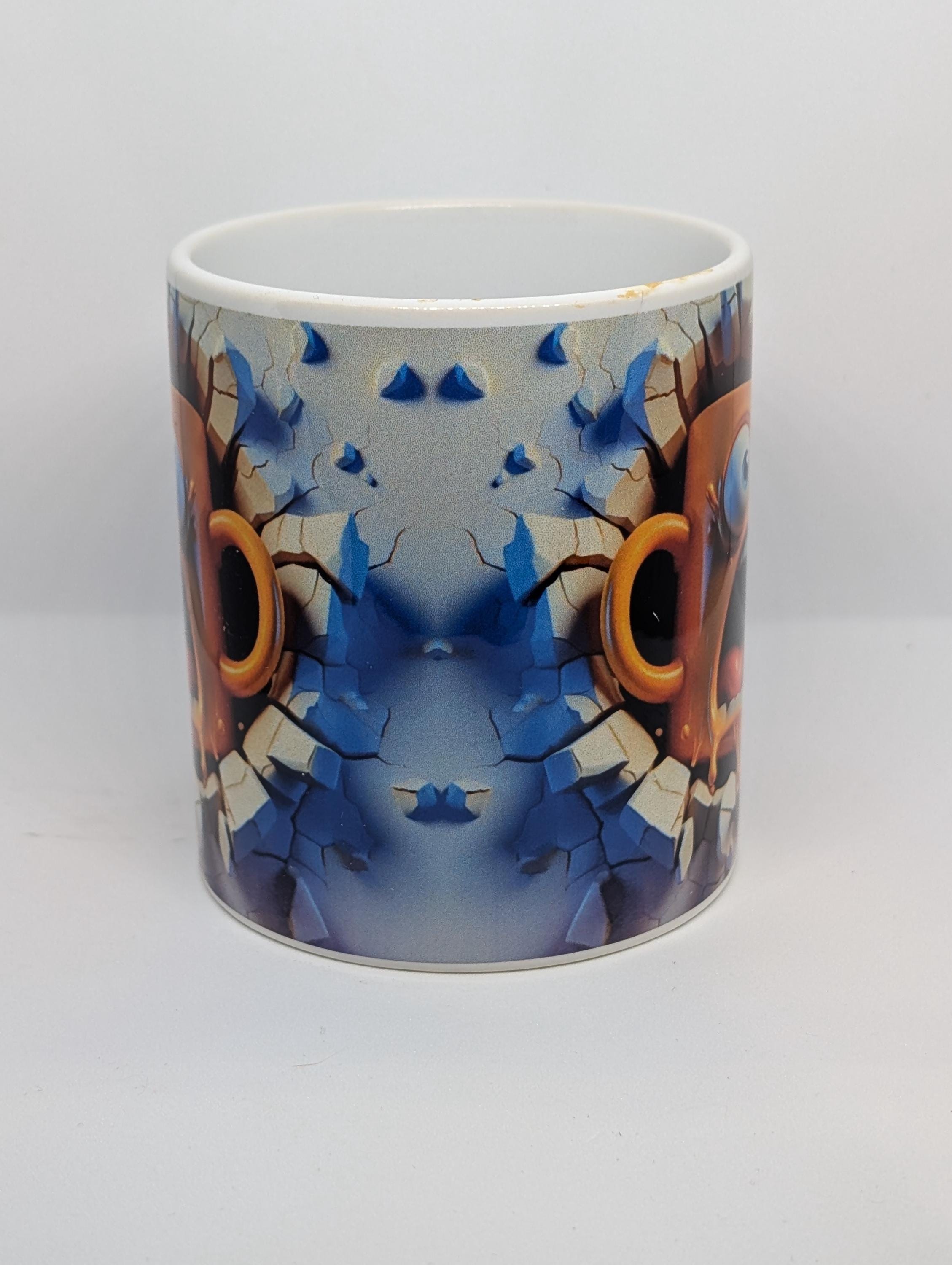 Mad Emoji 3D Effect Mug – 11oz Sublimation Mug