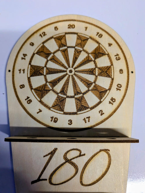 3 Dart Holder – Handmade Wooden Wall Mount