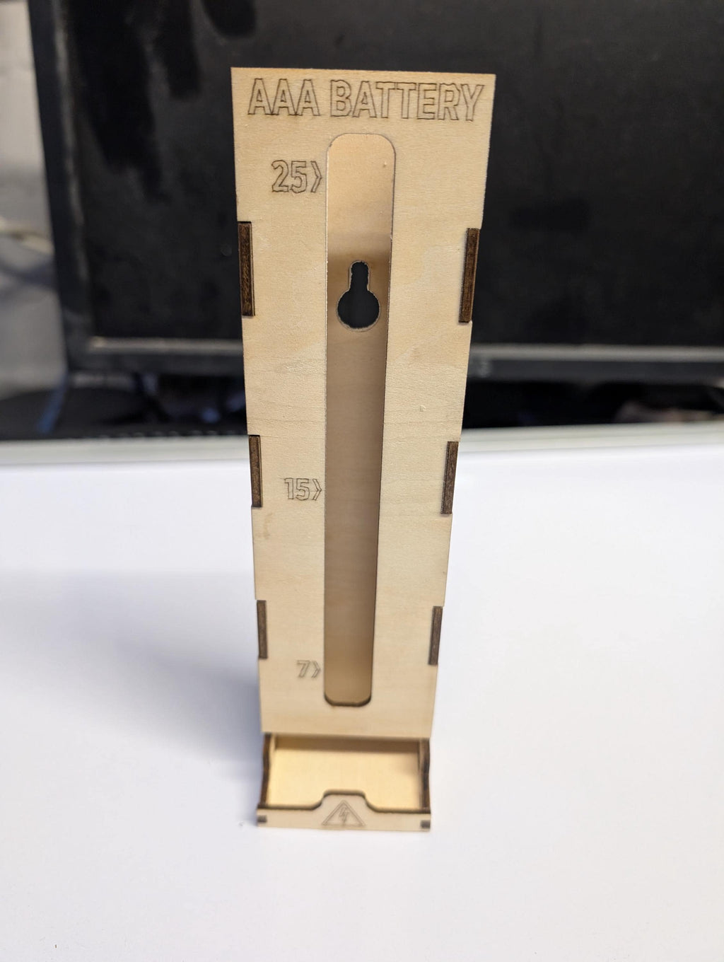 AA & AAA Battery Storage Box – Handmade Wooden Organiser