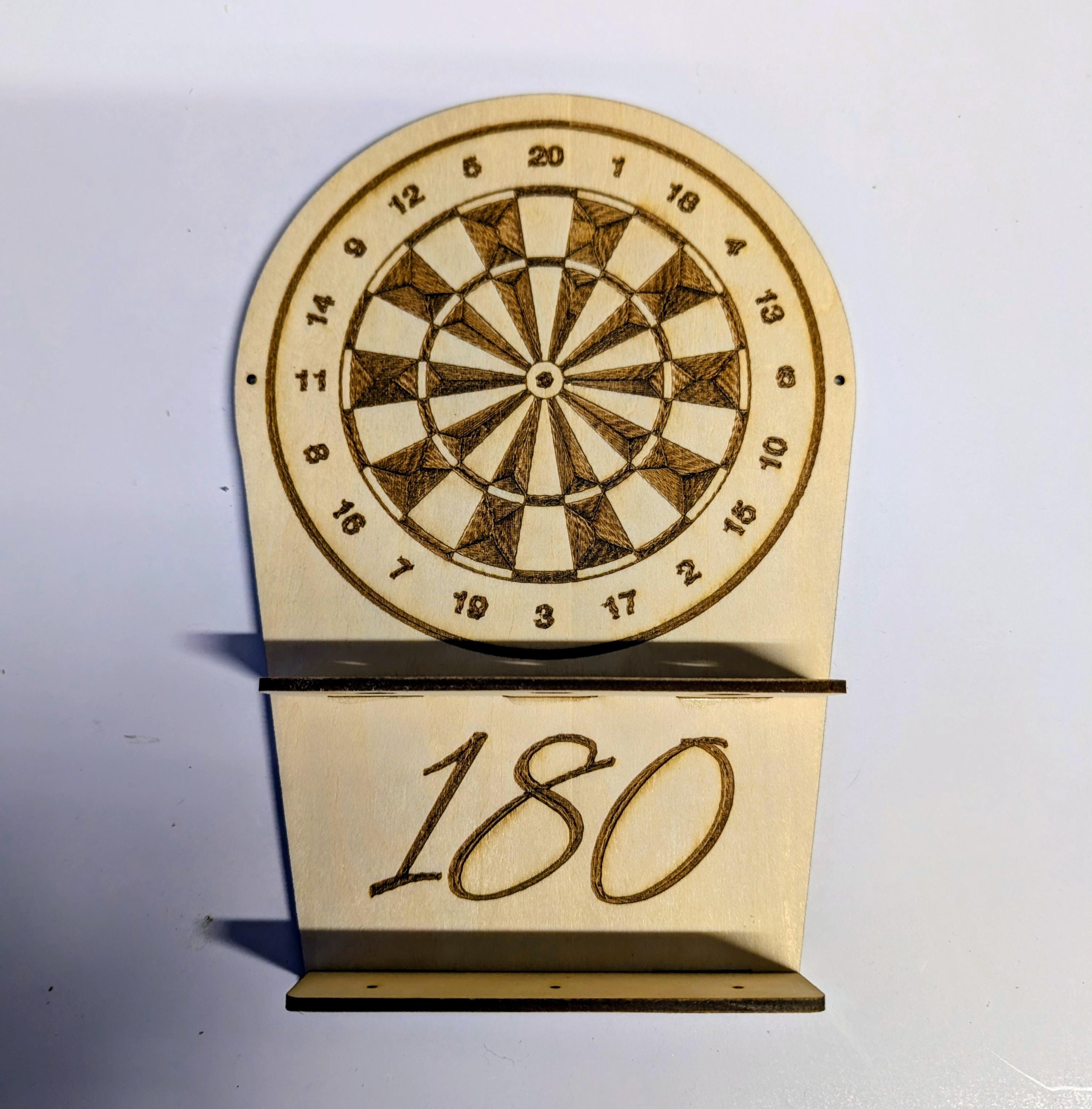 3 Dart Holder – Handmade Wooden Wall Mount