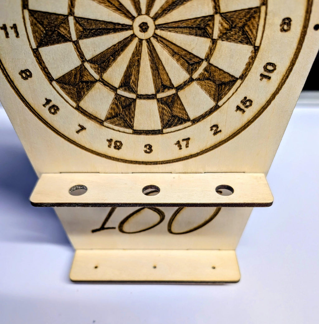 3 Dart Holder – Handmade Wooden Wall Mount