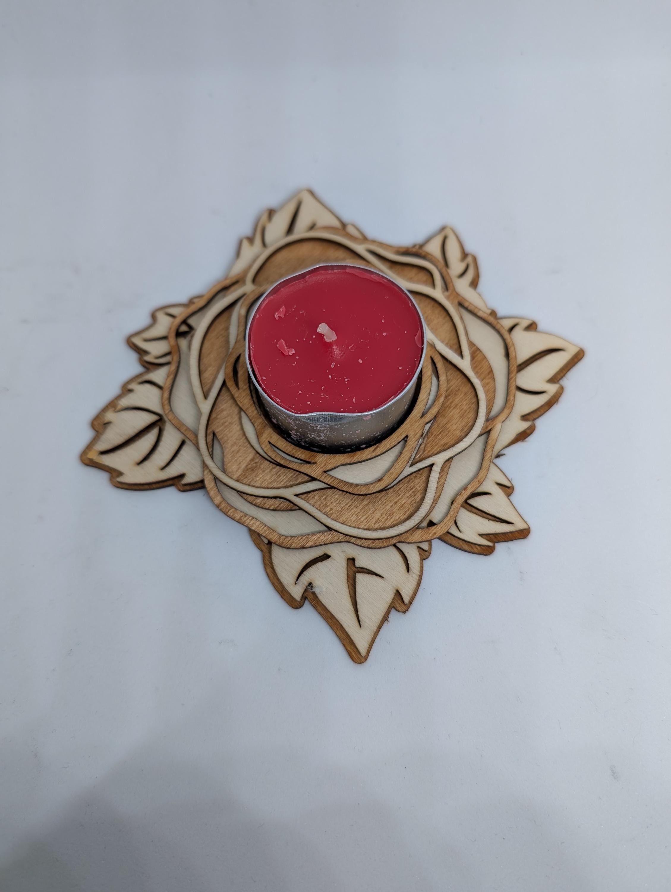 Handmade & Laser Cut Tea Light Stands