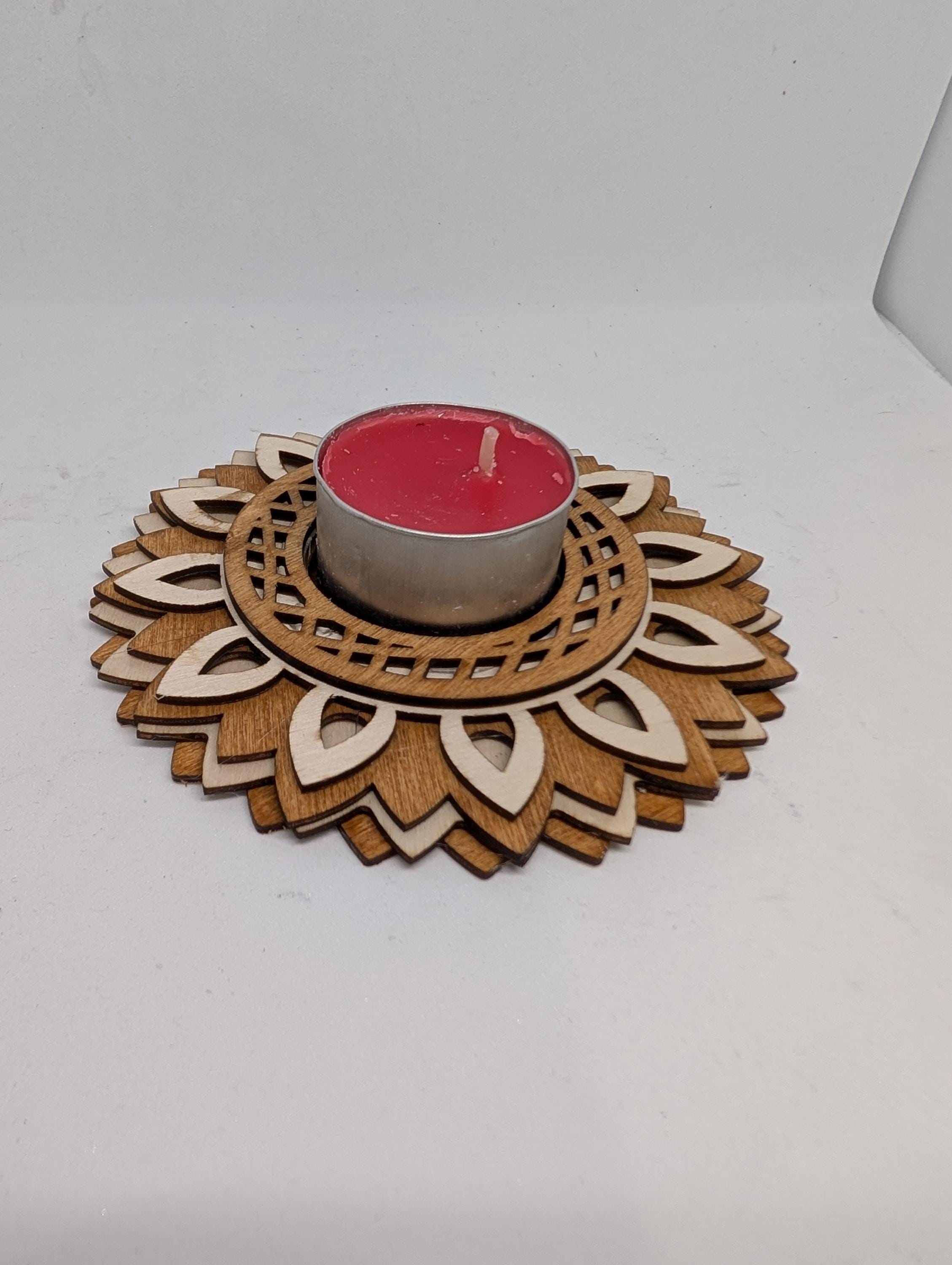 Handmade & Laser Cut Tea Light Stands