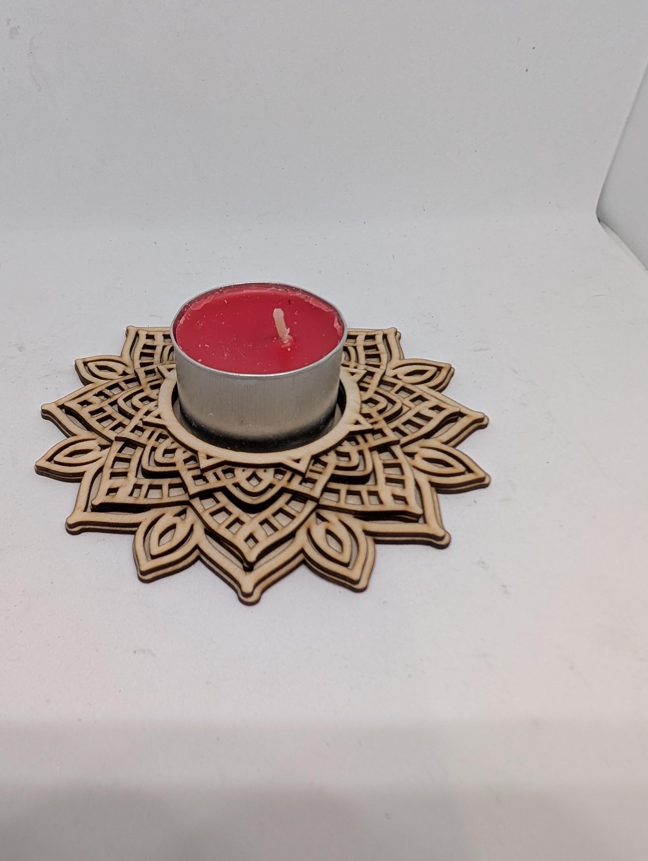 Handmade & Laser Cut Tea Light Stands