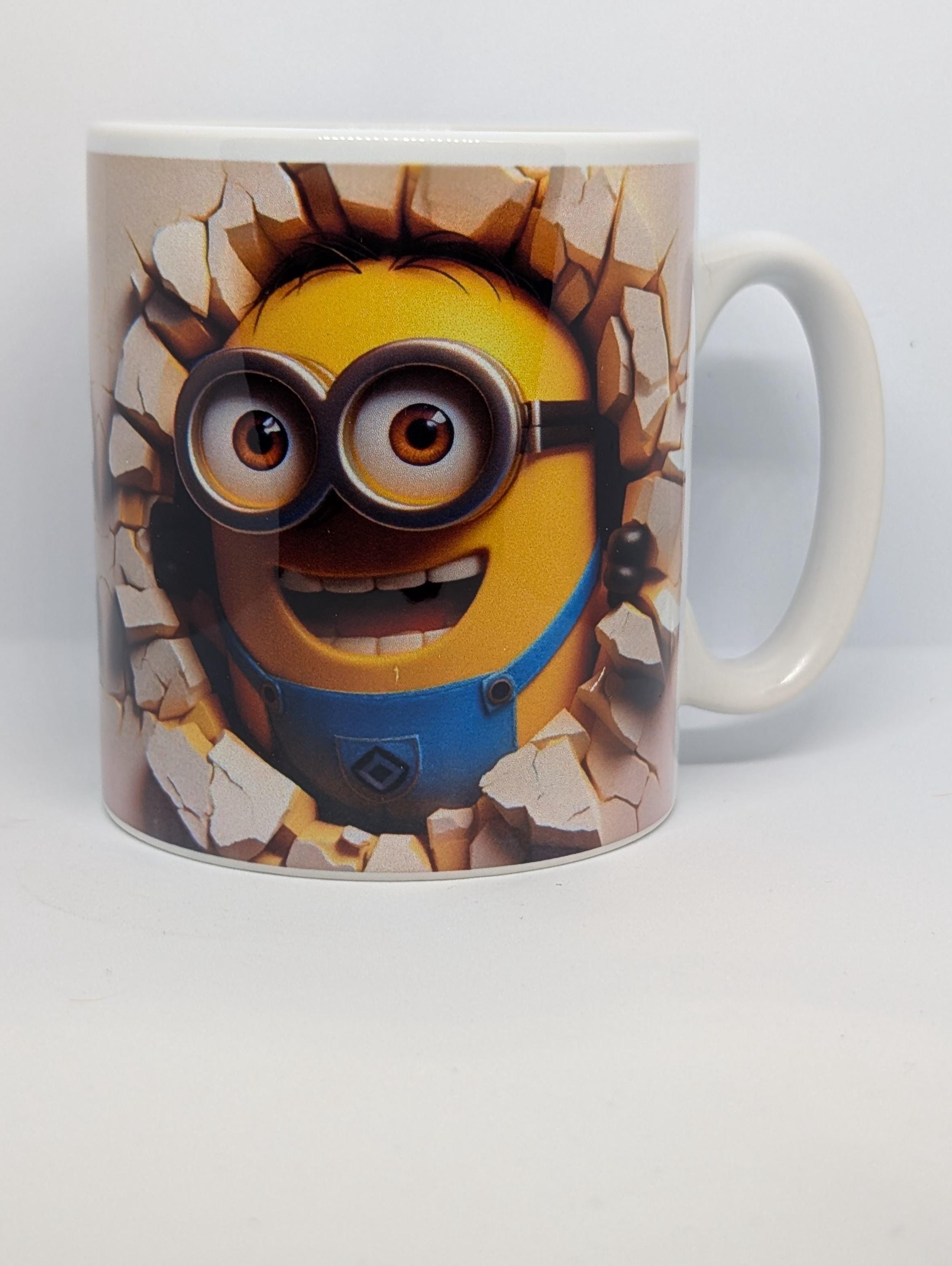 Yellow Cartoon Minion-Style 11oz Mug – Fun Character Cup
