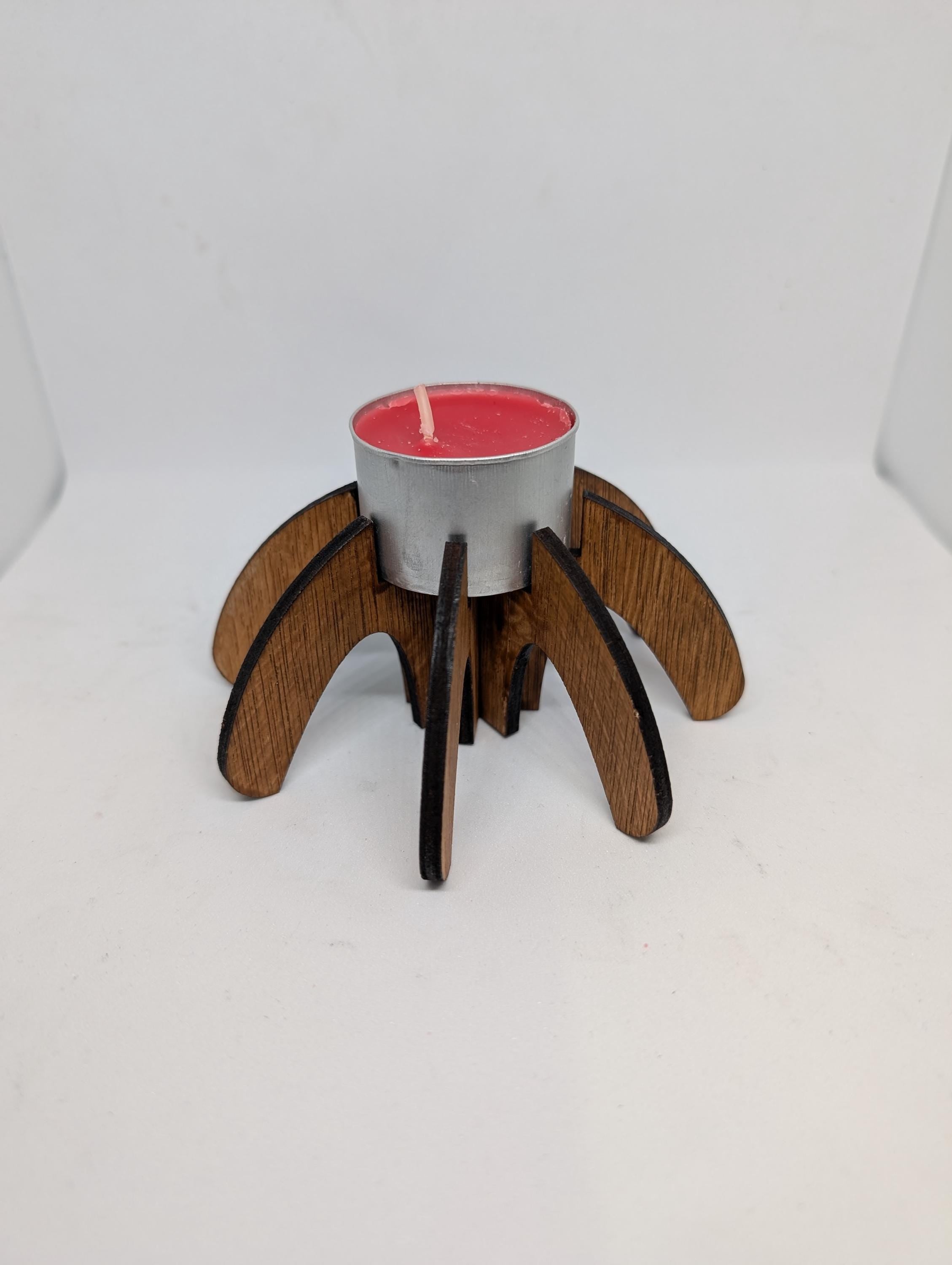 Handmade Laser Cut Tea Light Stands