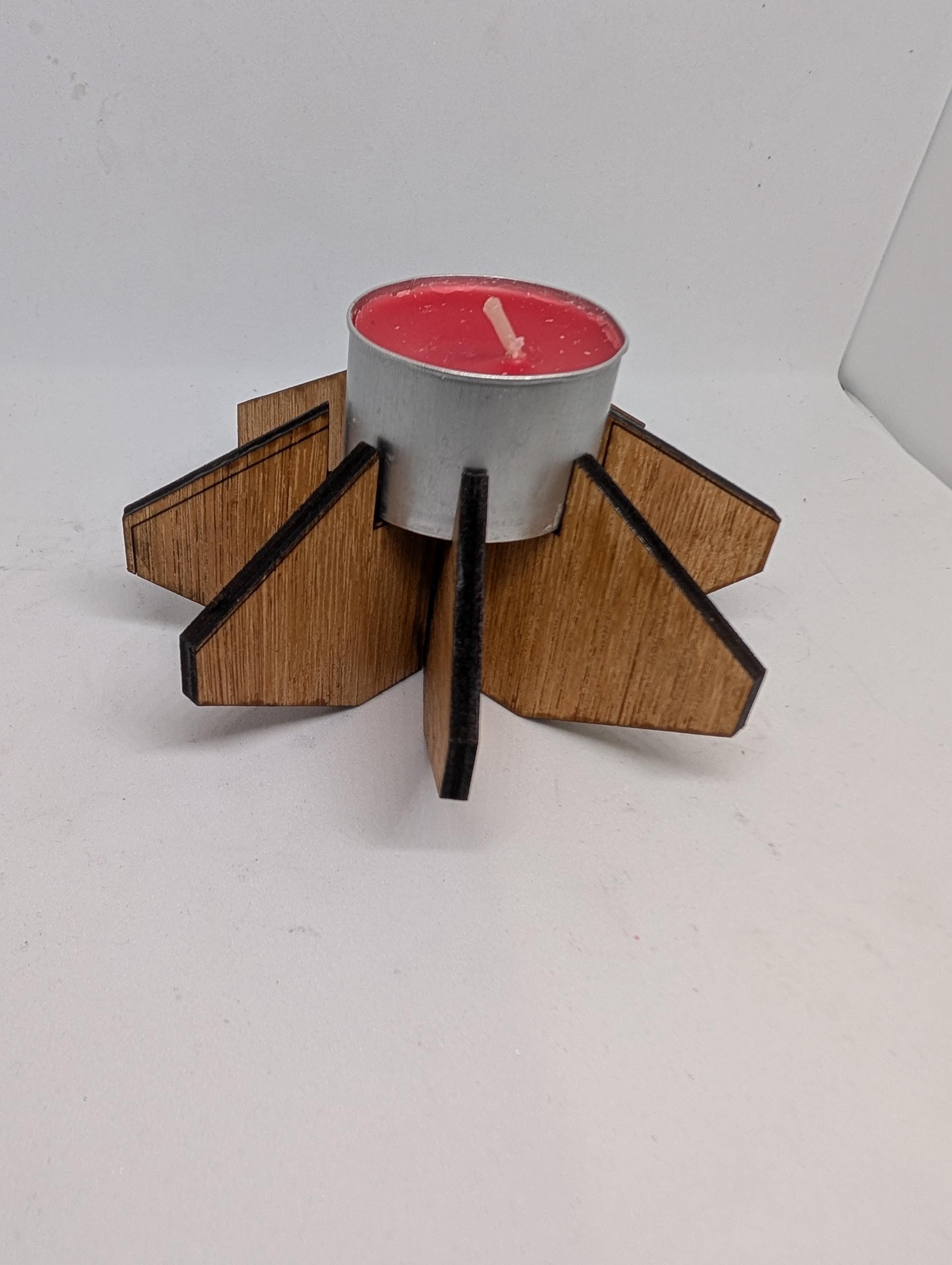Handmade Laser Cut Tea Light Stands
