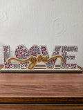 Love You Wooden Ornament – Handmade Laser Cut Decoration