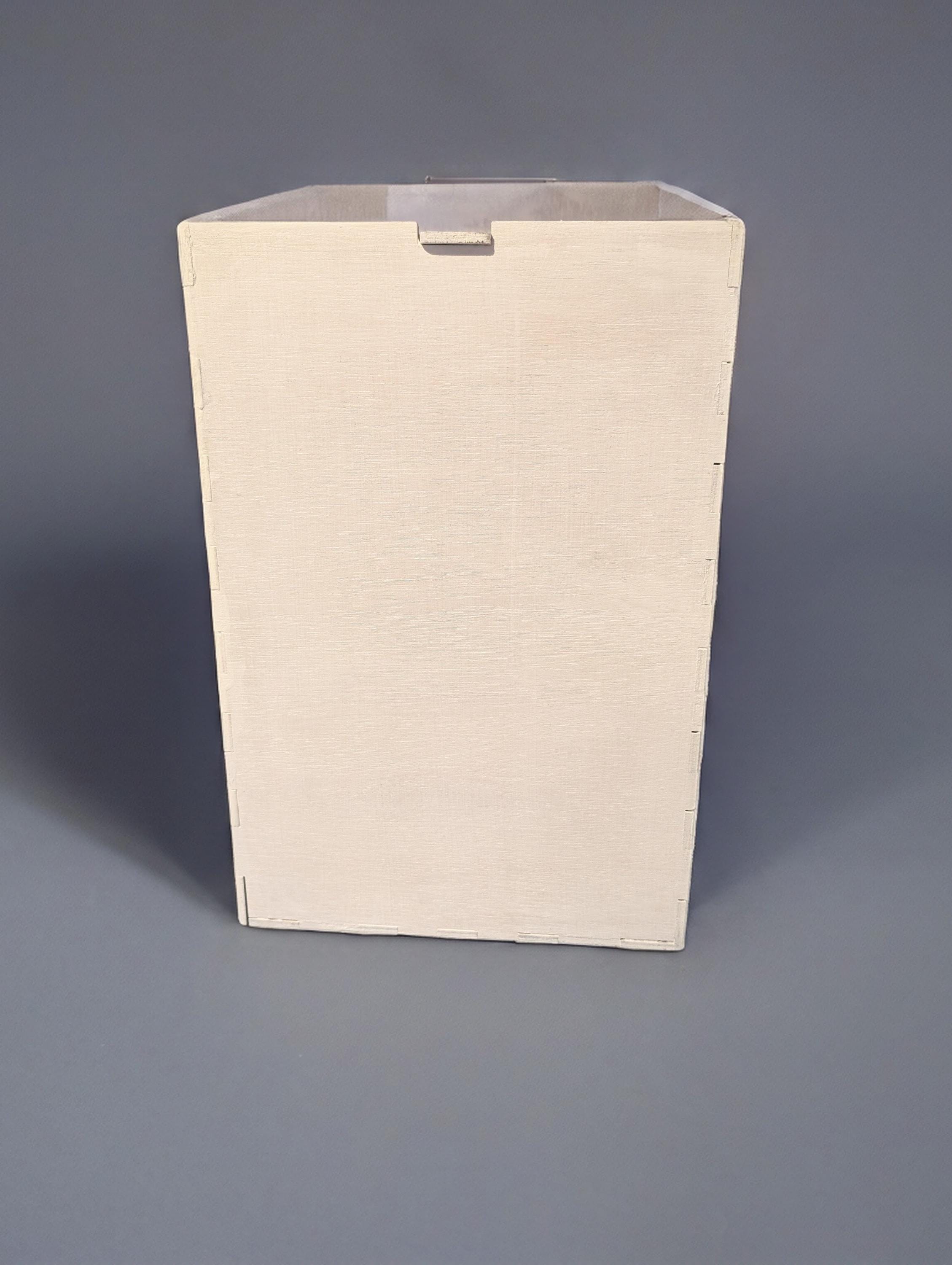 Personalized Wooden Wedding Card Post Box - Laser Cut Mr & Mrs Keepsake