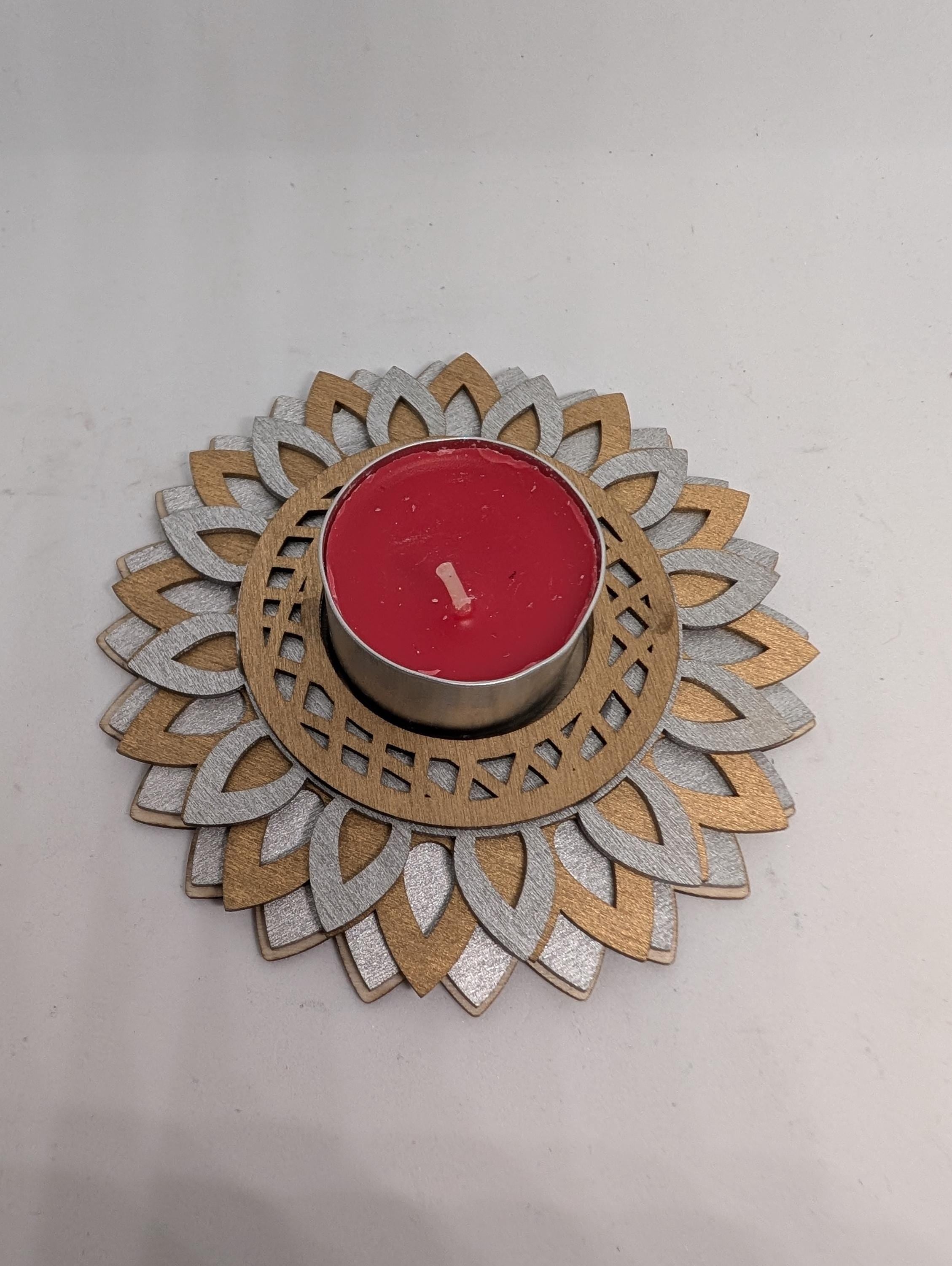 Handmade & Laser Cut Tea Light Stands