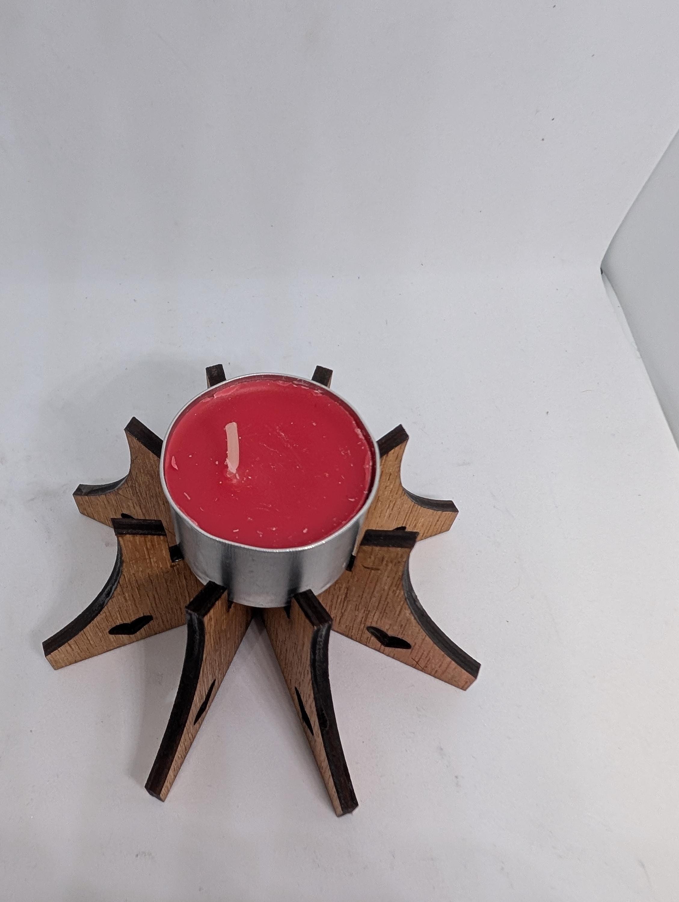 Handmade Laser Cut Tea Light Stands
